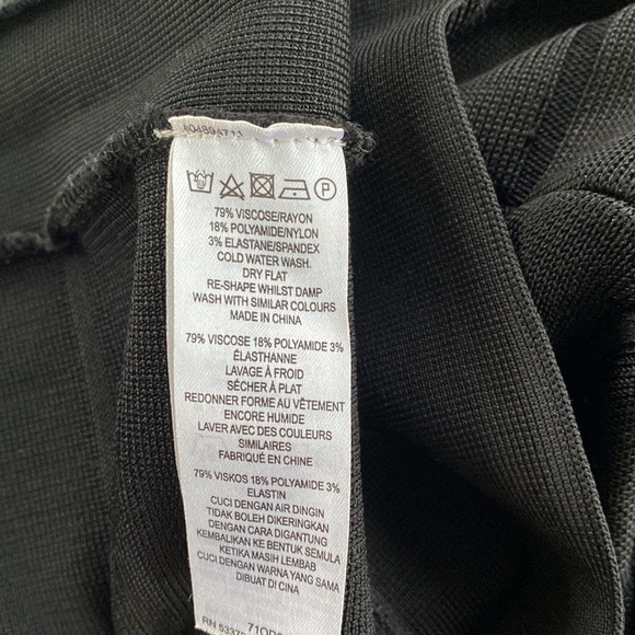 French Connection bandage dress - black size 4 - Picture 8 of 8